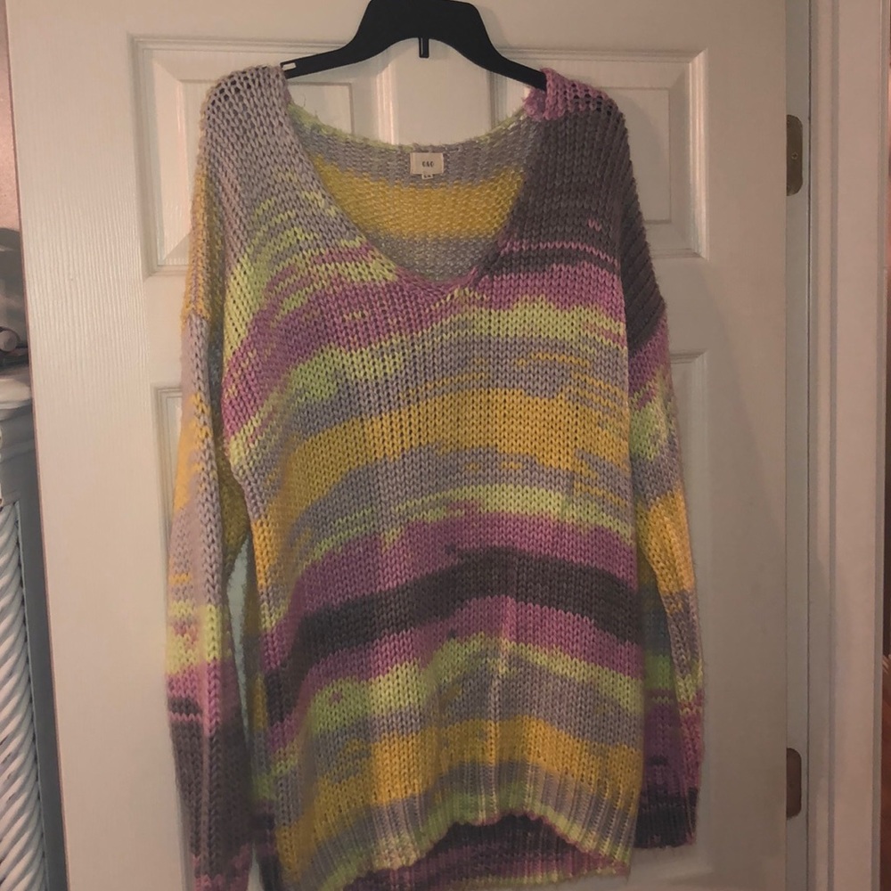 Pastel Oversized Acrylic Sweater